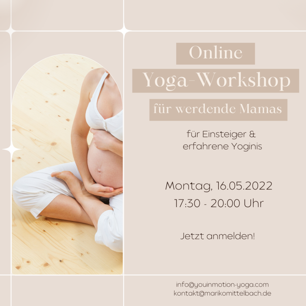 Online Yoga Workshop für werdende Mamas